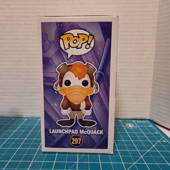 Funko POP Animation Disney Darkwing Launchpad McQuack 297 Vinyl Figure - Picture 4 of 6